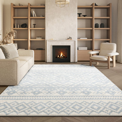 Tapis ivoire / ardoise Wynn