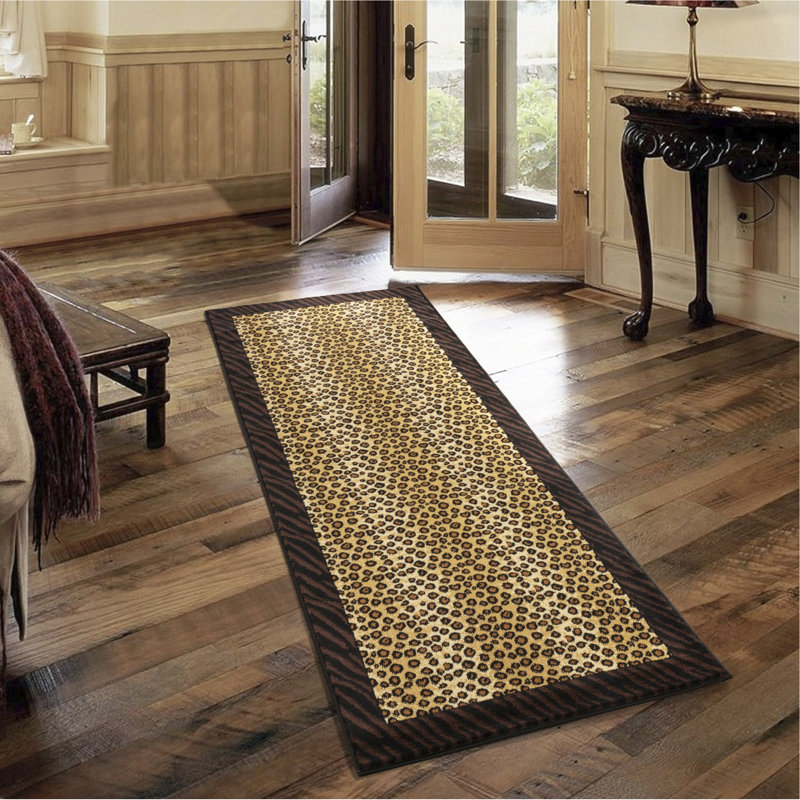 Multi 2 Ft. 7 In. X 7 Ft. 3 In. Animal Print Area Rug, Runner 2'7" x 7'3"
