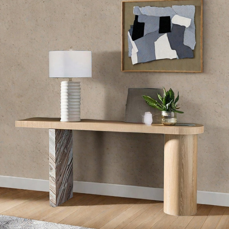 Console Simple Modern, H 31,5 po x l 63 po x P 15,7 po