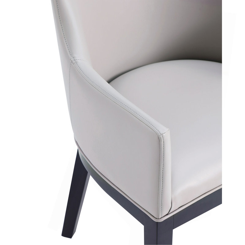 Fauteuil contemporain, Gris clair
