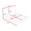 Lit plateforme avec tête de lit tapissier et structure en bois robuste-696710673-696710674