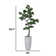 69.3'' Artificial Bonsai Tree In A Tall Beige Checkered Planter Perfect For Indoor And Outdoor Use
