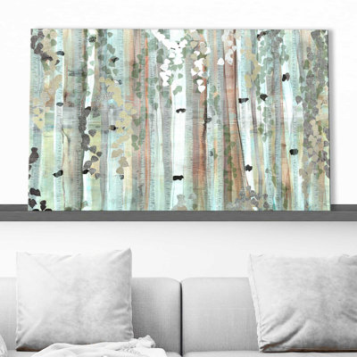 Spring Birch Meadow par - Peinture