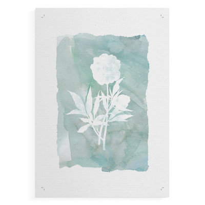 Silhouette Botanical I - Impression sur toile seulement - NON-CADRE