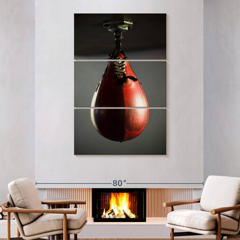 Sireci Boxing Speed Bag, 74" H x 48" W