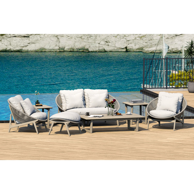 RobasWT Outdoor 6 - Piece Conversation Set