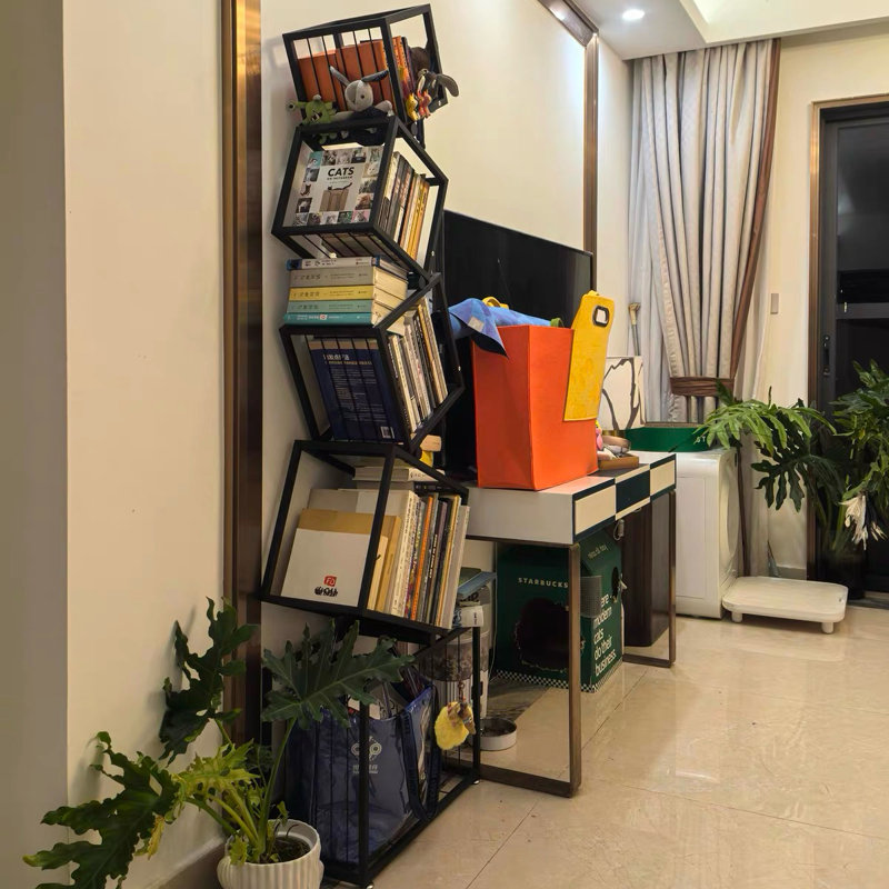 Décoration de bibliothèque élégante et esthétique