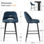 Tabouret de comptoir rembourré 26,5 po Jayden-1868711750