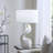 Cobra Ricestone Table Lamp with Linen Shade