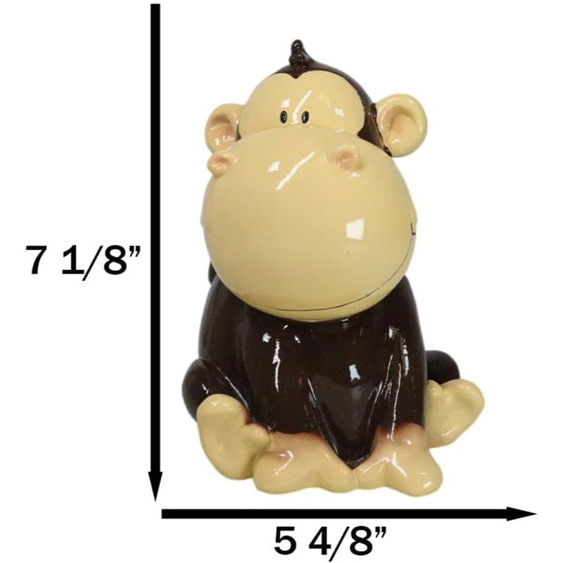 Figurine tirelire Whimpical Playful Ape Chimp