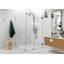 Illume 48 in. x 46.5 in. x 78 in. 90-degree Fully Frameless Wall Hinged Glass Shower Enclosure-386377197