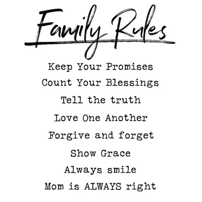 «Family Rules Faith»