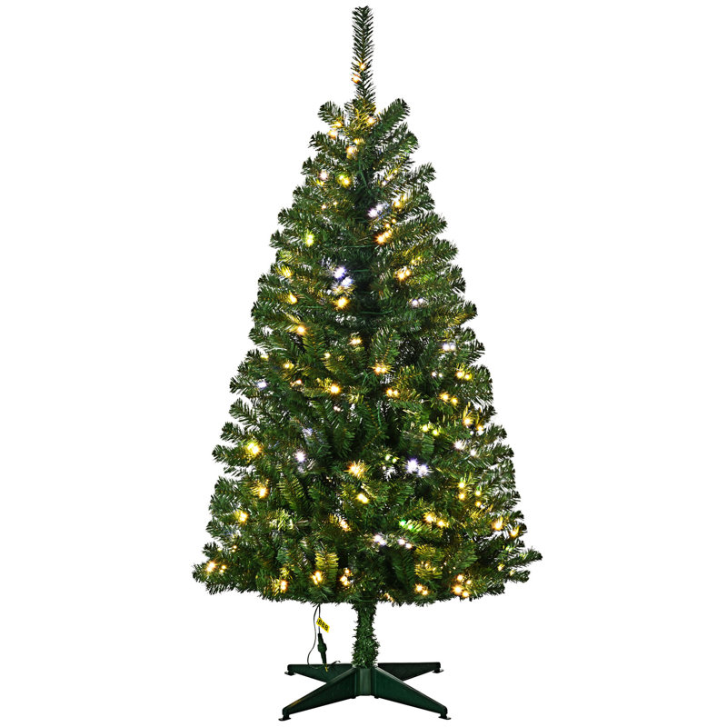 Prelit Artificial Christmas Tree, 4.9'