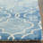 Berman Hand Tufted Wool/Cotton Geometric Rug in Ivory/Blue-16767901