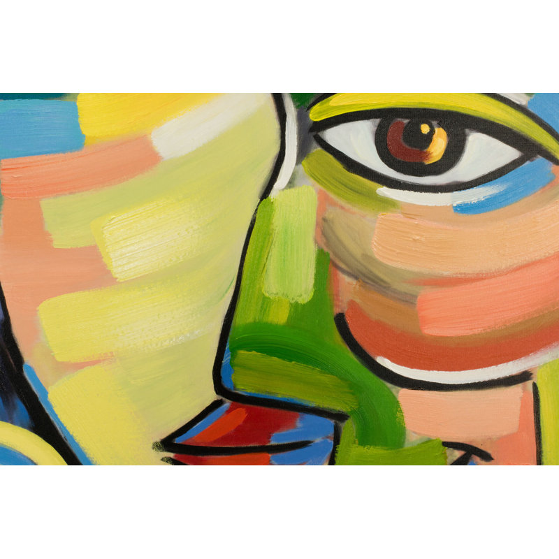 One with you hand -painted acrylic painting