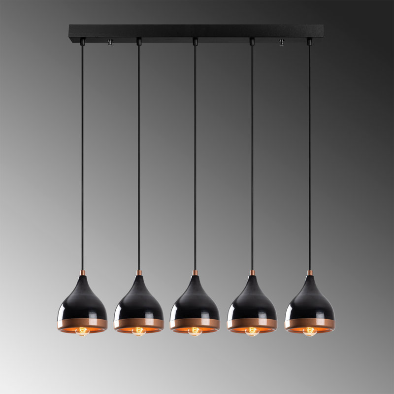 5 - Light Kitchen Island Dome Pendant
