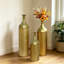 Ensemble de 3 vases décoratifs en métal