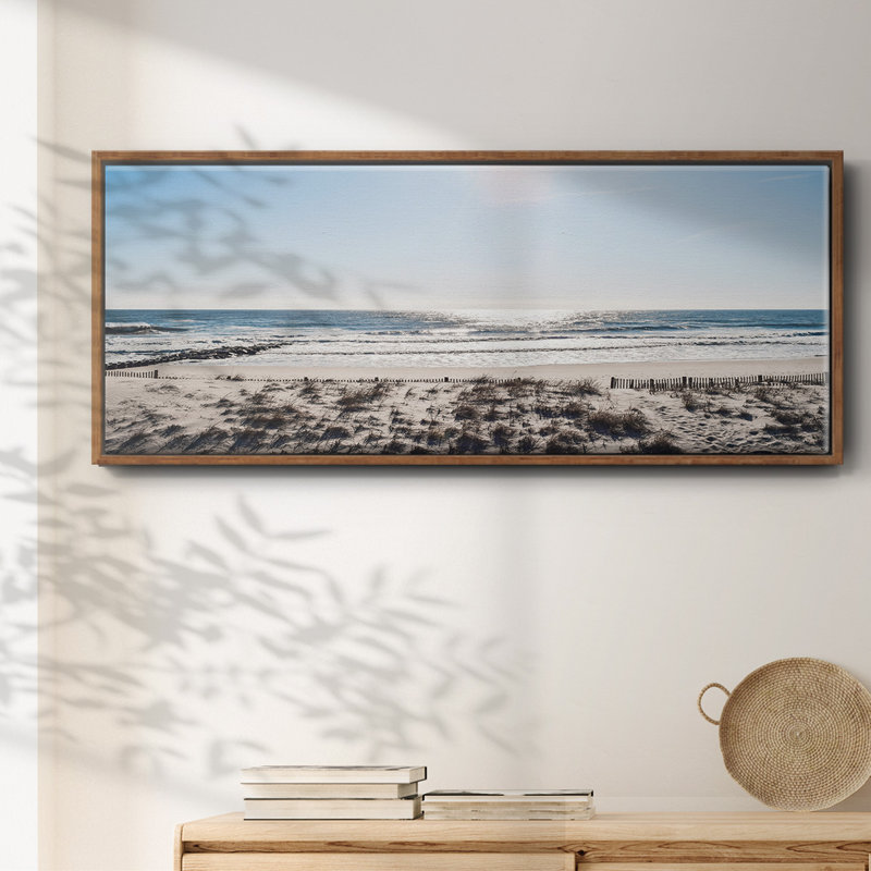 Dimanche surf - toile encadrée, H 20 po x l 50 po