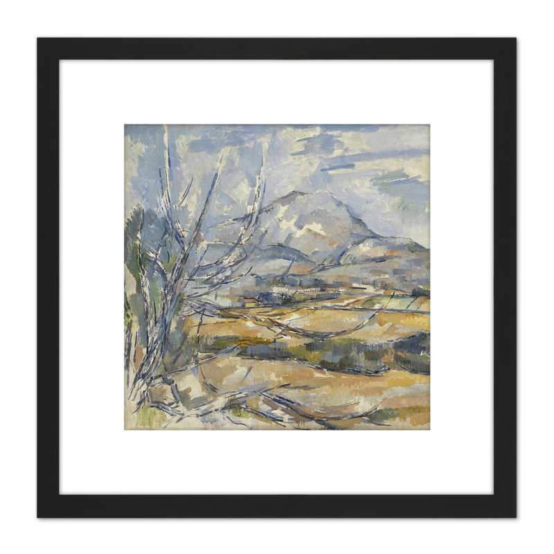 Paul Cezanne Montagne Sainte Victoire - Single Picture Frame Painting