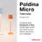 Poldina Micro Rechargeable Cordless Touch-Control Table Lamp With Adjustable Dimmer & 3 Colour Temperatures For Indoor/Outdoor Use