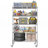 5 Tier Heavy Duty Adjustable Kitchen Shelving Unit