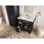 Gallipolis 36 In. W X 22 In. D Centre Sink Bathroom Vanity In Black With 2 In. Quartz-703139559