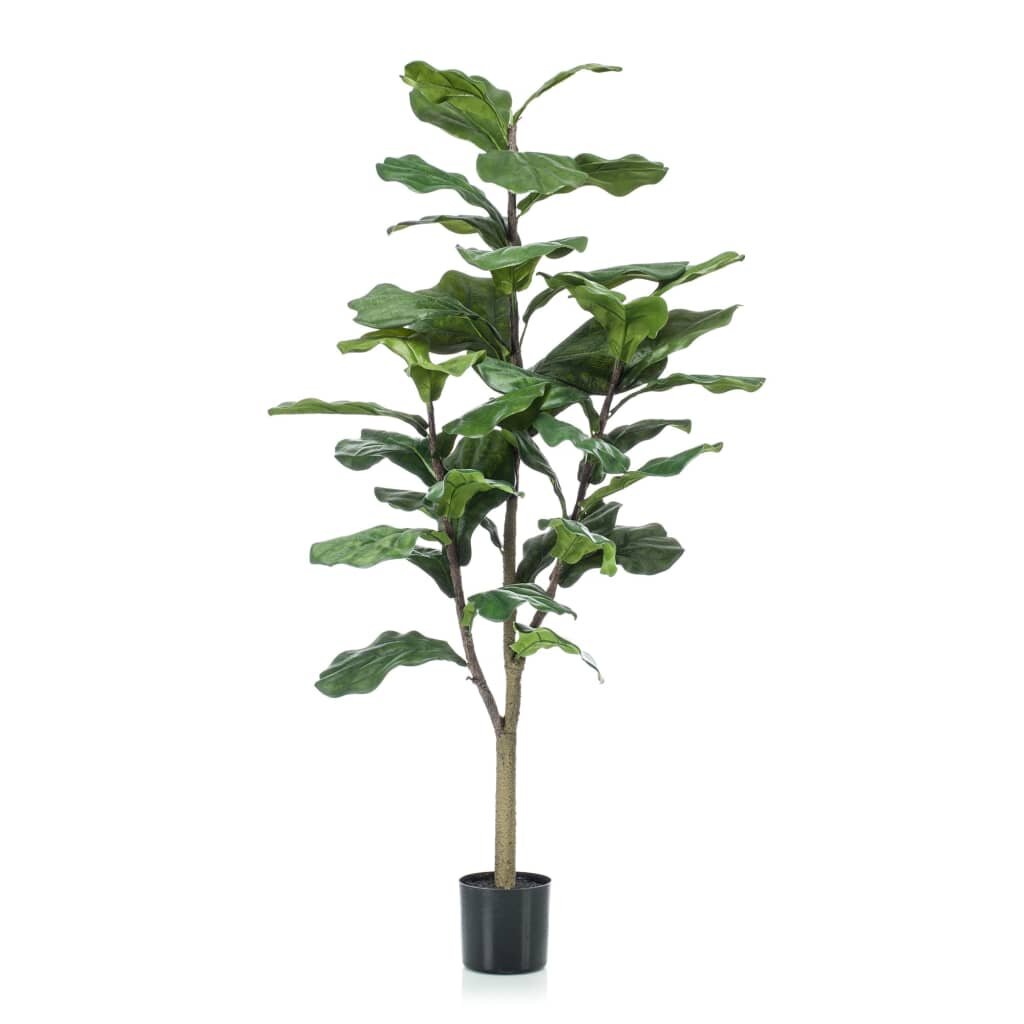 Boden-Kunstpflanze Ficus Lyrata im Topf