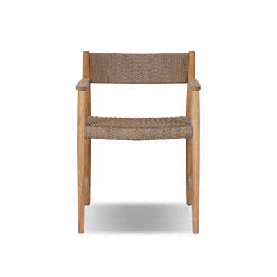 Premium All-Weather Wicker Outdoor Dining Armchair