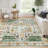 Area RugRugs for Living RoomNon Slip Stain Resistant Kitchen RugVintage Distressed Accent Rug Floor Cover for Bedroom-408487190-408487191