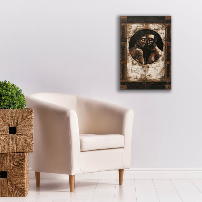  «Across The World» par Rich Monet, art mural sur toile, 26 po x 34 po, H 26 po x l 18 po