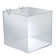 8" Cube Bin for Pegboard or Slatwall, 4-Pack