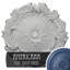 Médaillon de plafond endurathane Oxford, l 16 7/8 po x H 11 3/4 po x P 1 1/2 po, finition pierre spartiates peinte à la main-27784178