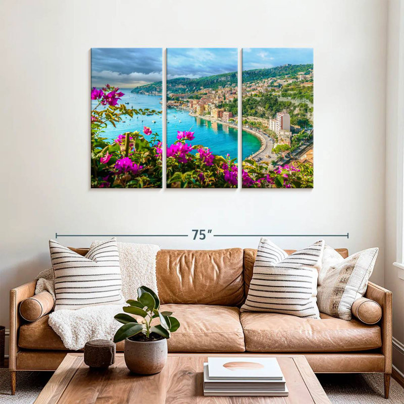 Gillard French Riviera Coast, 36" H x 57" W