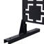 Paravent d'extérieur H 76 po - métal, rouille - noir pour jardin