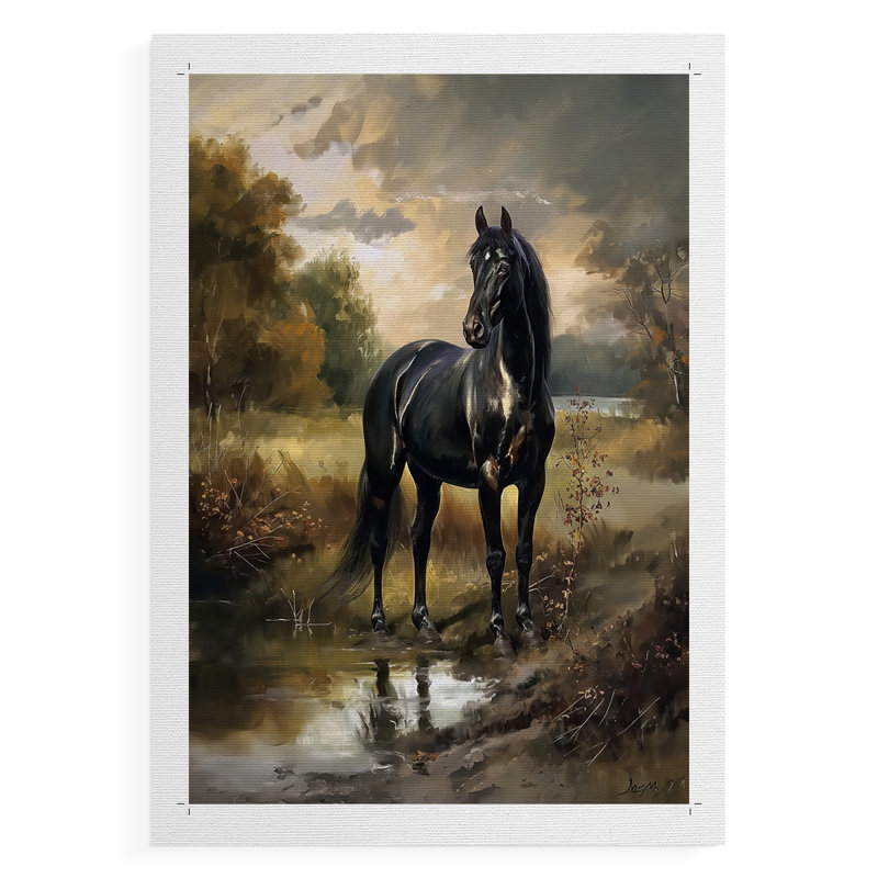 ANIMAUX Series CCCCX - Impression sur toile seulement - NON-CADRE, H 27 po x l 18 po