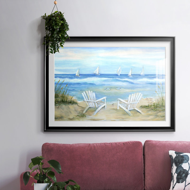 « Seaside Escape », Noir, H 15 po x l 21 po x P 1,5 po