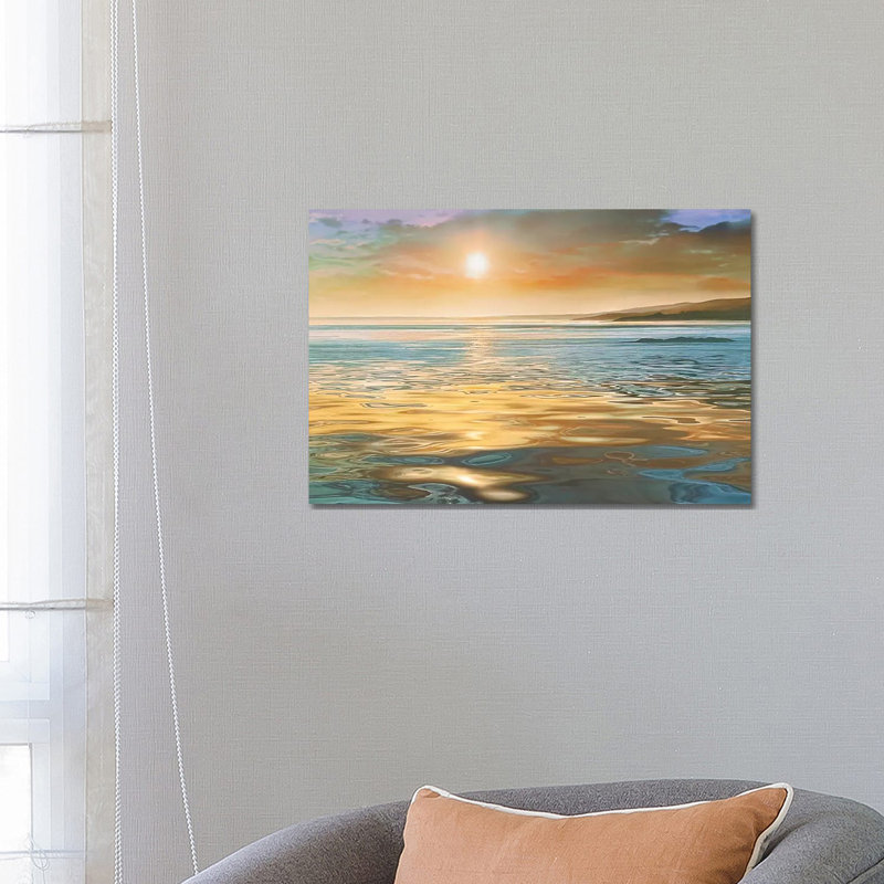 Evening Calm by Mike Calascibetta - Print on Canvas, 101.6 cm H x 66.04 cm W x 1.91 cm D, Wrapped Canvas