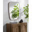 Miroir mural asymétrique en métal Sérone-936377713