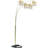 4-Square Shade Crystal Inspired Arch Floor Lamp-380813888
