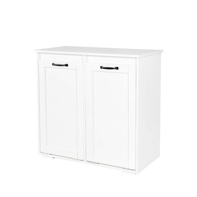 Laundry Cabinet ,With 2 Removable Liner Bags