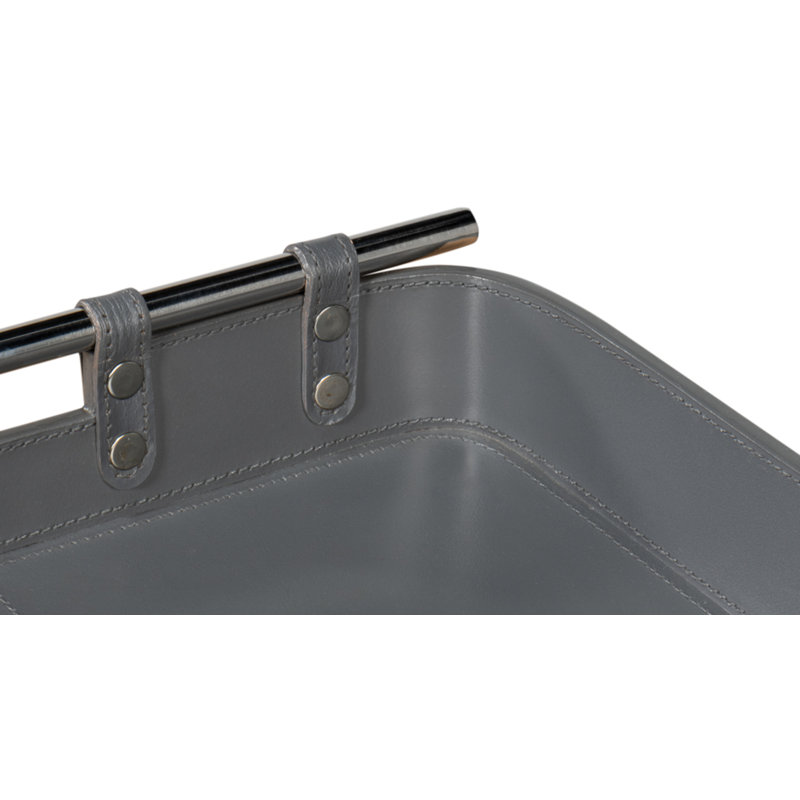 Shagreen Decorative Tray, Gray