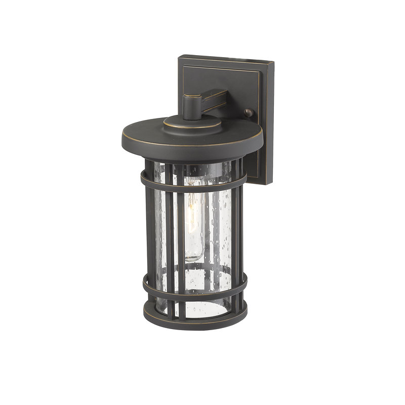 Lanterne murale d'extérieur Landry, Bronze huilé, H 10,75 po x l 6 po x P 6,75 po