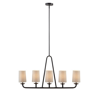 Lustre linéaire à 5 lumières