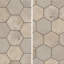 Archai hexagonal 9-1 / 8 po X 10 1/2 po Carreau de porcelaine pour plancher et mur-114376343