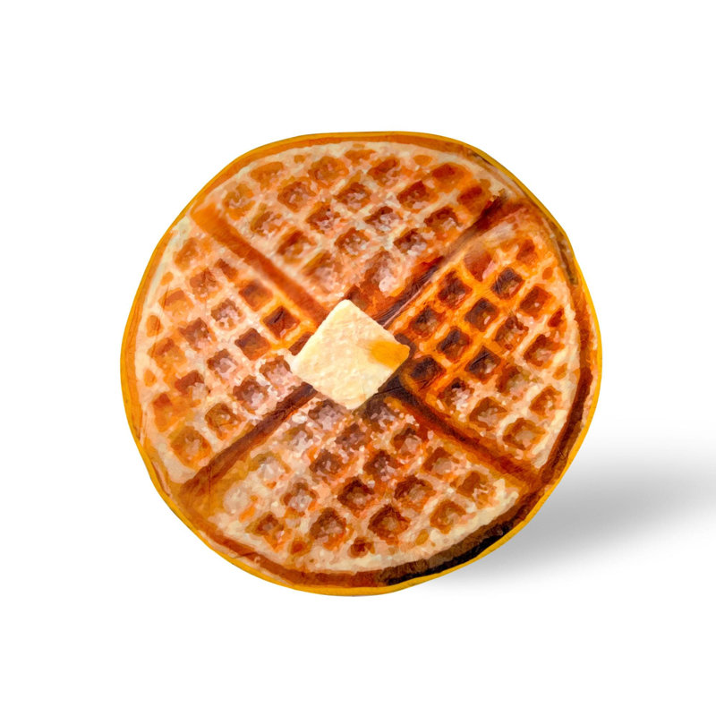  Jeté rond gaufré