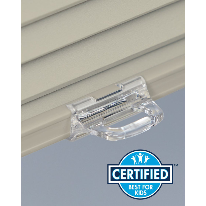 Cordless Blackout Cellular Shade, 66"W, 48"L, Misty Grey