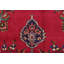 Tapis rouge en laine des années 1970 unique 10 pi 2 po x 13 pi 3 po Eraj