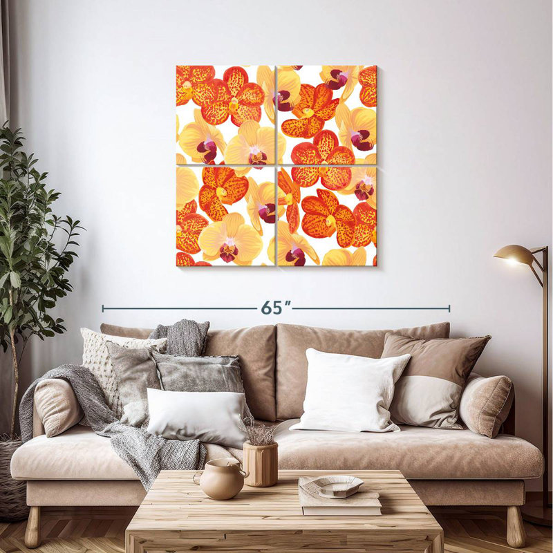 Harnek Bright Orchid Pattern