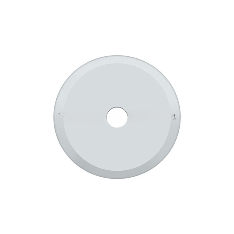 Metal Knob Backplate, Polished Chrome