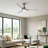Modern 48" Ceiling Fan with Light and 3 Blades-109078901-109078896
